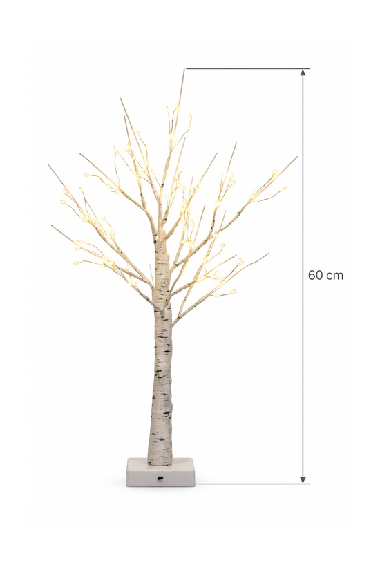 Premium Collection Fiora Led Işıklı Dekoratif Ağaç 60 cm