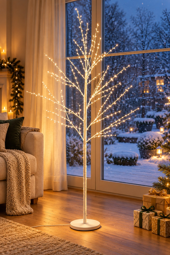 Premium Collection Fiora Led Işıklı Dekoratif Ağaç 120 cm