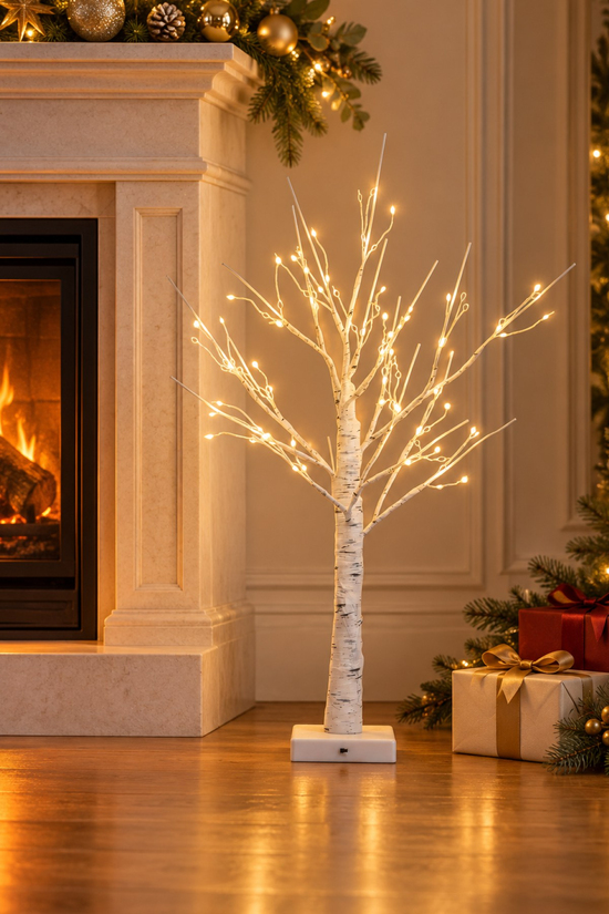 Premium Collection Fiora Led Işıklı Dekoratif Ağaç 60 cm