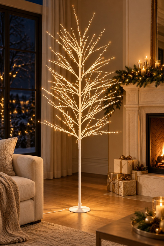 Premium Collection Fiora Led Işıklı Dekoratif Ağaç 180 cm
