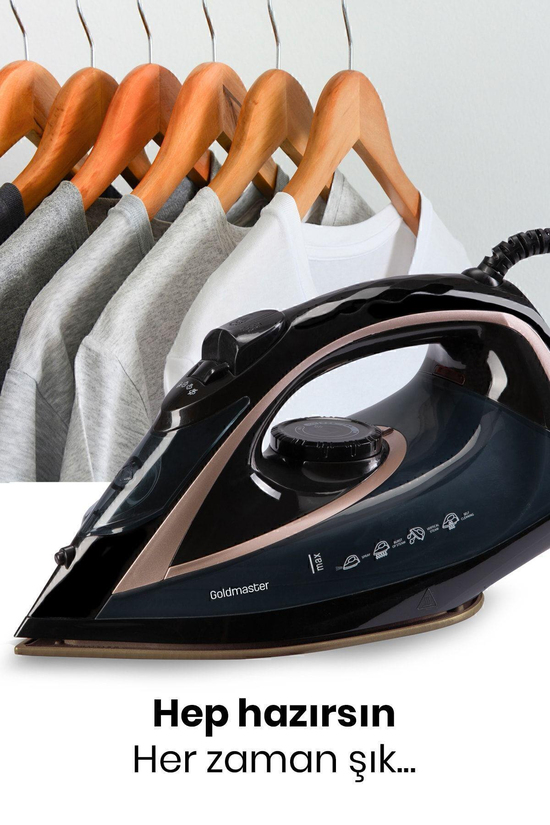 Pressjet 2400 Watt Seramik Tabanlı 170 gr Etkili Şok Buharlı Ütü