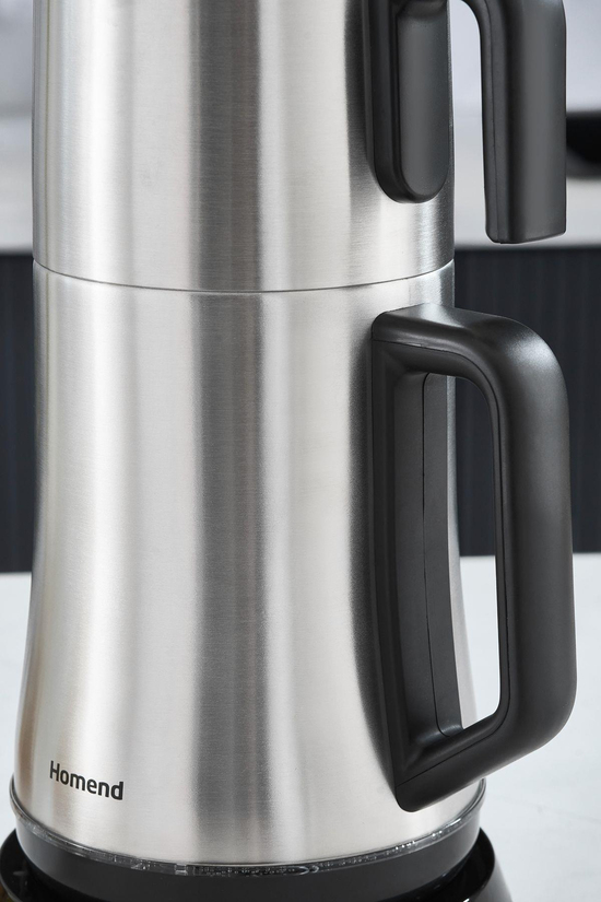 Royaltea Elegant 1775h Konuşan Çay Makinesi Inox Siyah