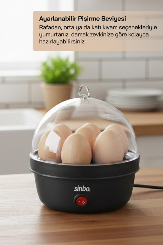Seb-5803 Yumurta Pişirme Haşlama Cihazı