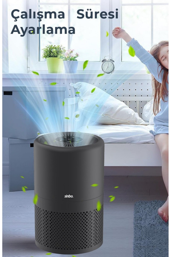 Sinbo SAP-5507 Hava Temizleme Cihazı Siyah