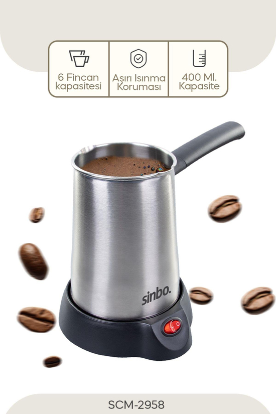 Sinbo SCM-2958 Elektrikli Cezve