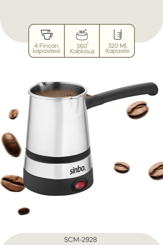 Sinbo SCM-2970 Elektrikli Cezve