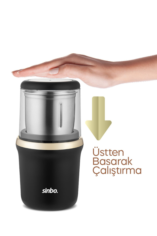 Sinbo SCM-2997 Kahve ve Baharat Öğütücü Gold