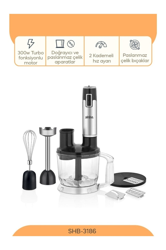 Sinbo Shb-3186 El Blender Seti