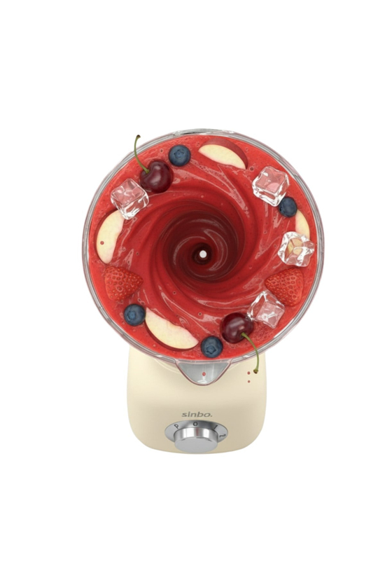 Sinbo SHB-7516 Turbo Blender - Smoothie Blender - 1.5 Litre Cam Hazne-Krem