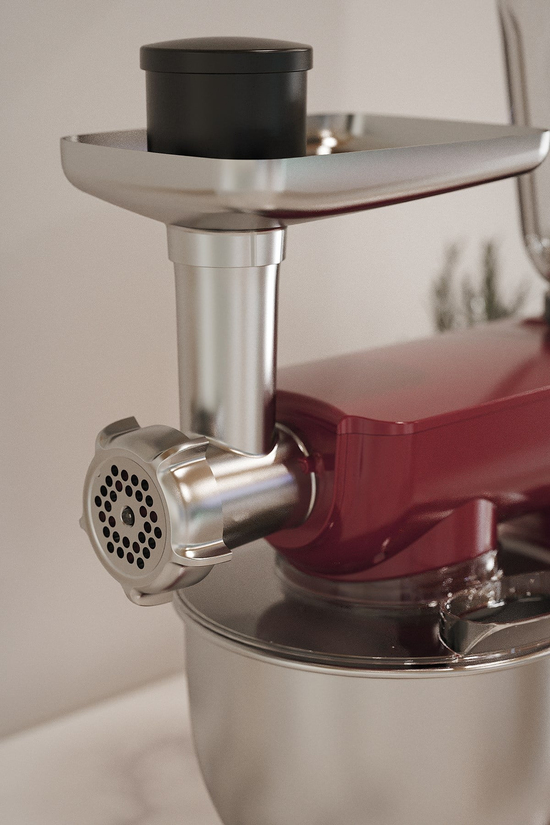 Sinbo SMX-2775 Çok Amaçlı 3ın1 Mutfak Şefi Hamur Yoğurma Kıyma Makinesi Sürahi Blender 1500w Kırmızı