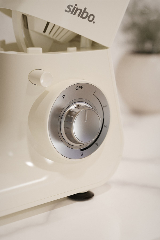 Sinbo SMX-2775 Çok Amaçlı Mutfak Şefi Krem ( Hamur - Kıyma - Blender Makinesi )