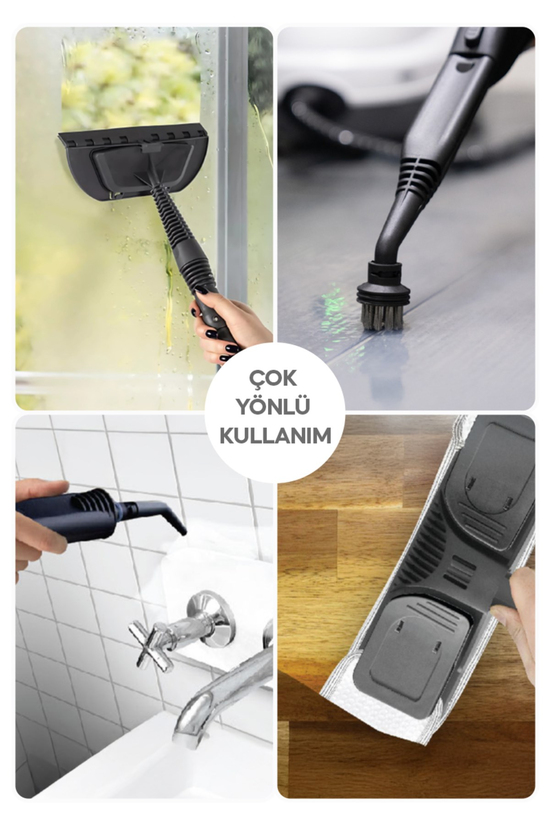 Sinbo SSC-6423 Çok Fonksiyonlu Buharlı Temizleyici 4.5 Bar Güçlü Hijyen Sarı