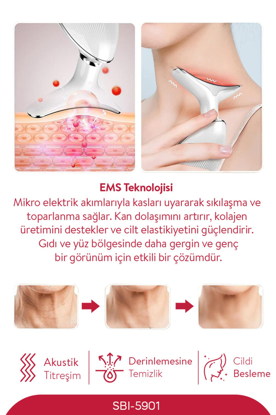 Sinbo Yüz ve Boyun Bölgesi Sıkılaştırıcı SBI-5901