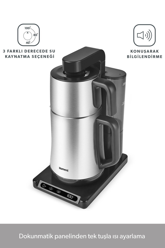 Smart Royaltea Plus 1781h 2 In 1 Inox Otomatik Çay Ve Türk Kahve Makinesi Wifi