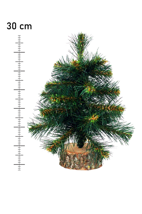 Waldern 30 cm Kütüklü Yılbaşı Çam Ağacı