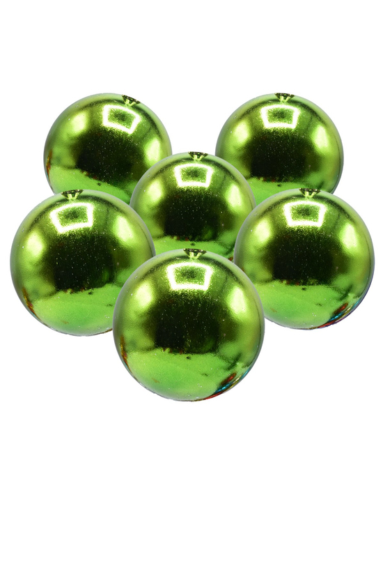 Waldern 6 cm 6lı Yeşil Cici Top Yılbaşı Ağacı Süsü