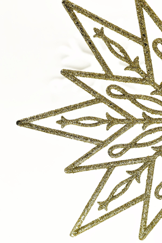 Waldern Premium 2li Simli Yıldız XXL 24 Cm Yılbaşı Süsü