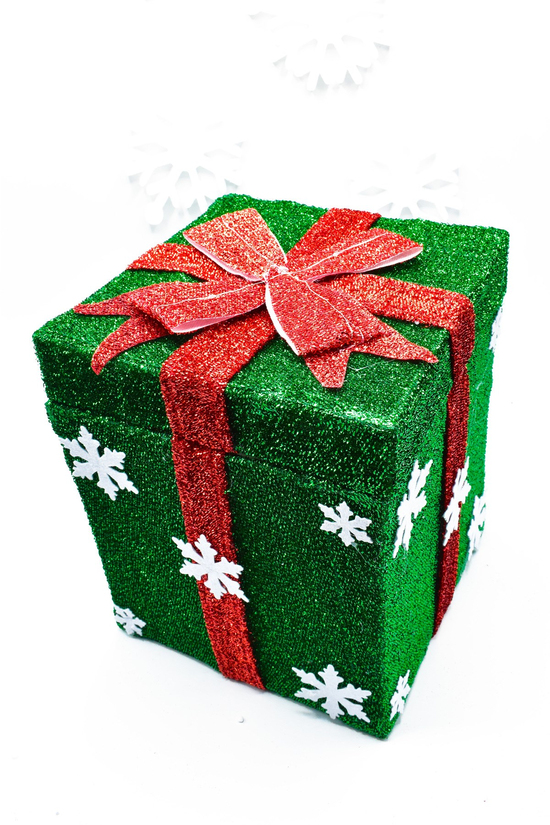 Waldern Premium Collection Müzikli Noel Babalı Hediye Kutusu Yılbaşı Dekoratif Süs