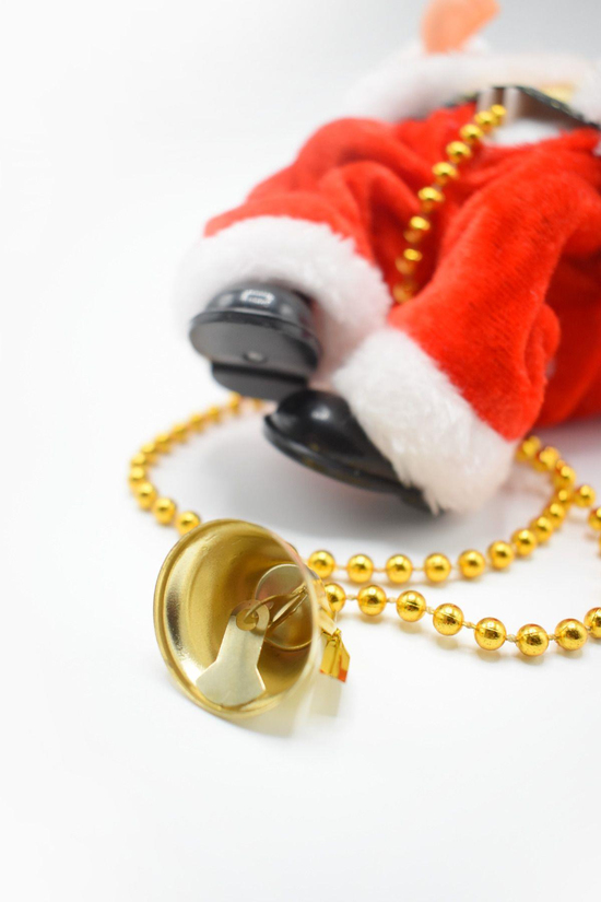 Waldern Premium Collection Tırmanan Pilli Müzikli Noel Baba Yılbaşı Süs