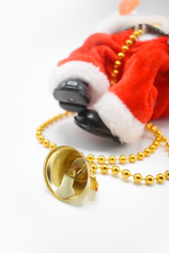 Waldern Premium Collection Tırmanan Pilli Müzikli Noel Baba Yılbaşı Süs