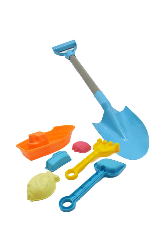 Waldern Toys Lux 24 Parça El Arabası Gemi Büyük Orta Boy Kova Kürek Takımı Plaj Kum Oyun Seti