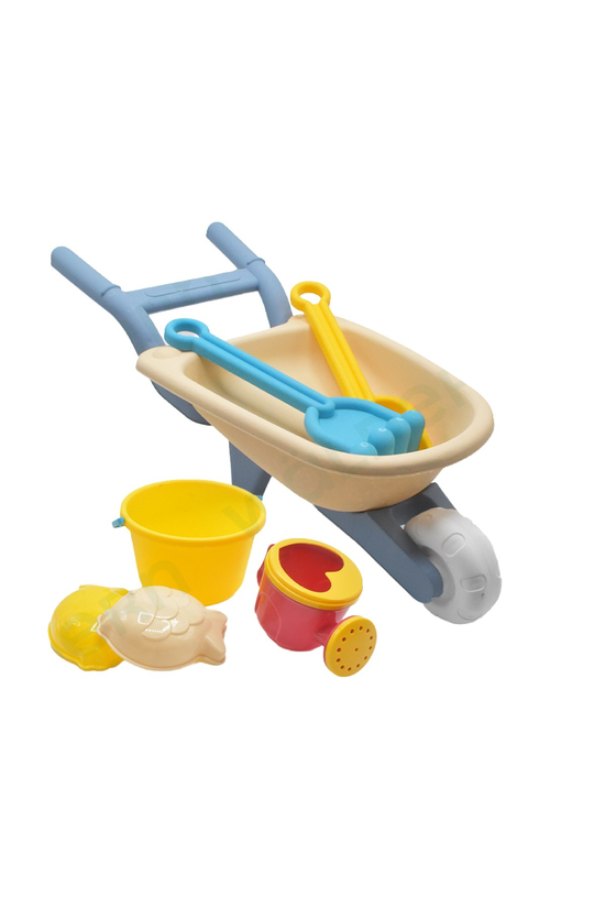 Waldern Toys Lux 24 Parça El Arabası Gemi Büyük Orta Boy Kova Kürek Takımı Plaj Kum Oyun Seti