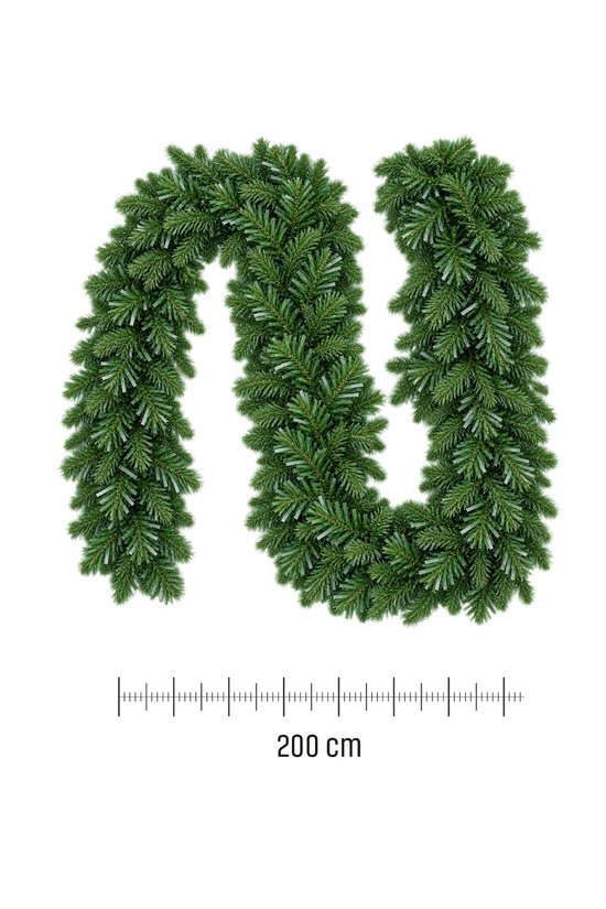 Waldern Yılbaşı 200 Cm Çam Garland 200 Dal PVC + PE