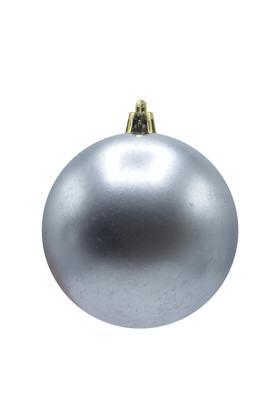 Waldern Yılbaşı Çam Ağacı Süsü Gümüş 8 Cm Mat 6lı Cici Top
