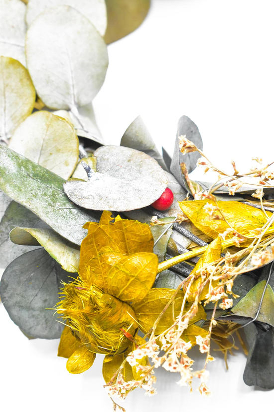 Waldern Yılbaşı Kapı Süsü Kapı Çelengi Doğal Kapı Süsü Yılbaşı Dekorasyon