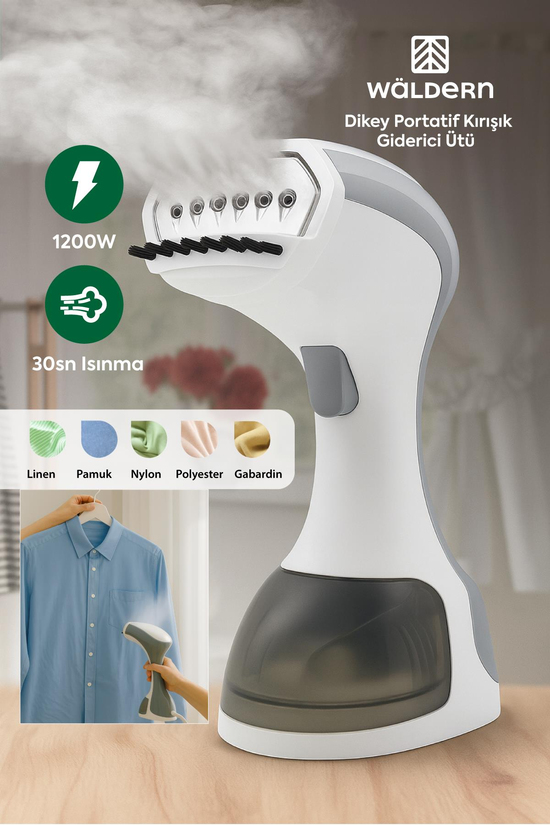 WLD-DU 101 1200W Dikey Portatif Kırışık Giderici Ütü