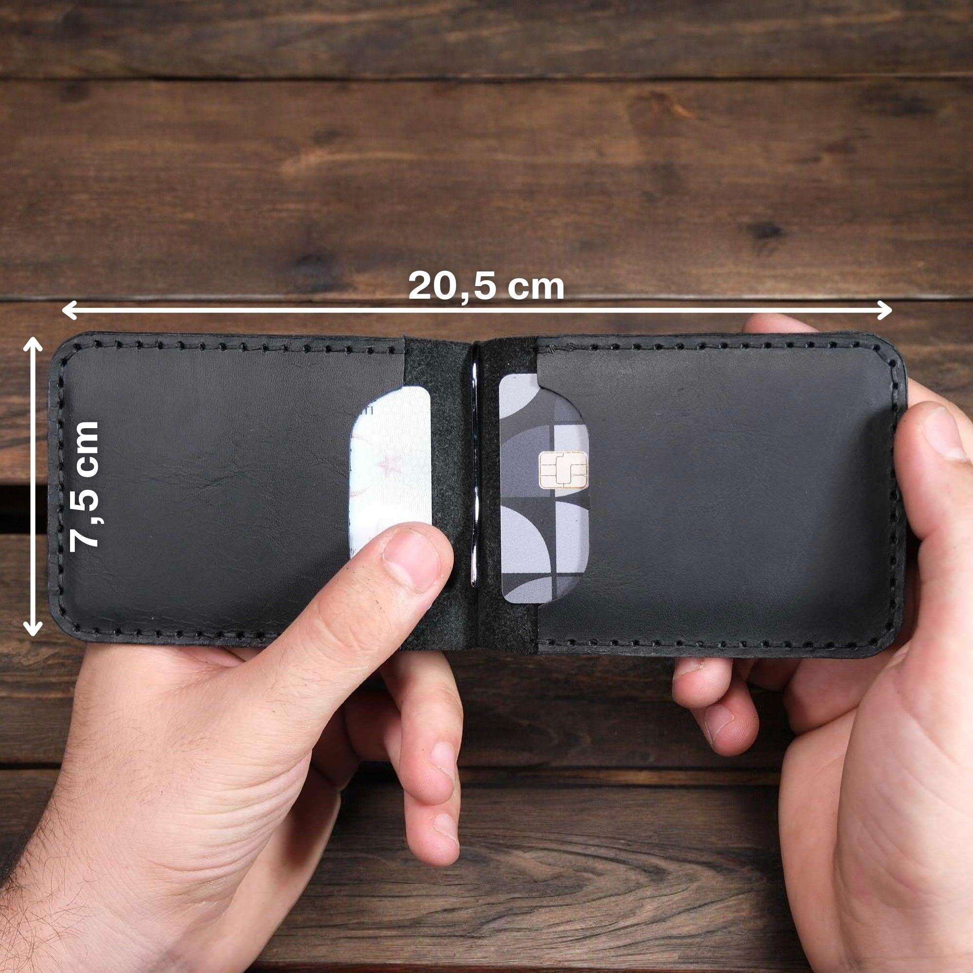 4 Cepli Para Tutma Aparatlı Deri Erkek Kartlık