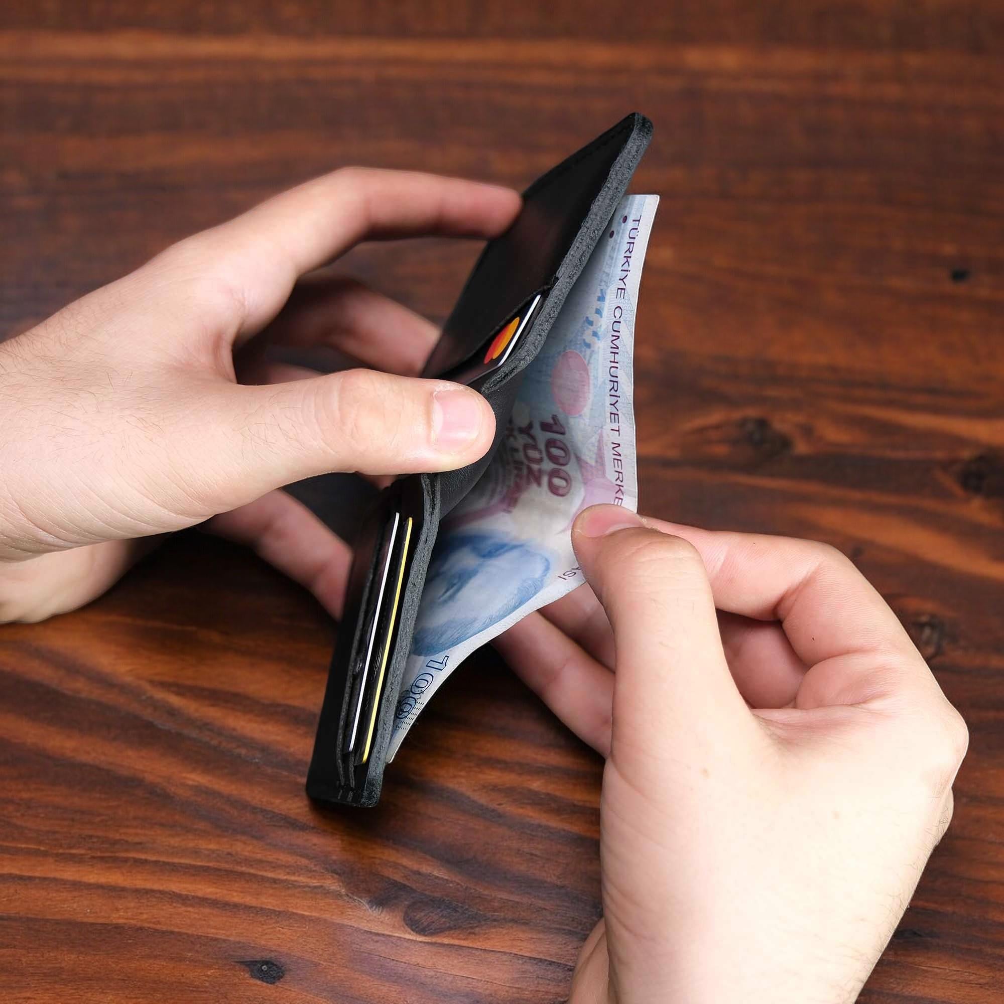 5 Cepli 1 Gözlü Deri Erkek Cüzdan