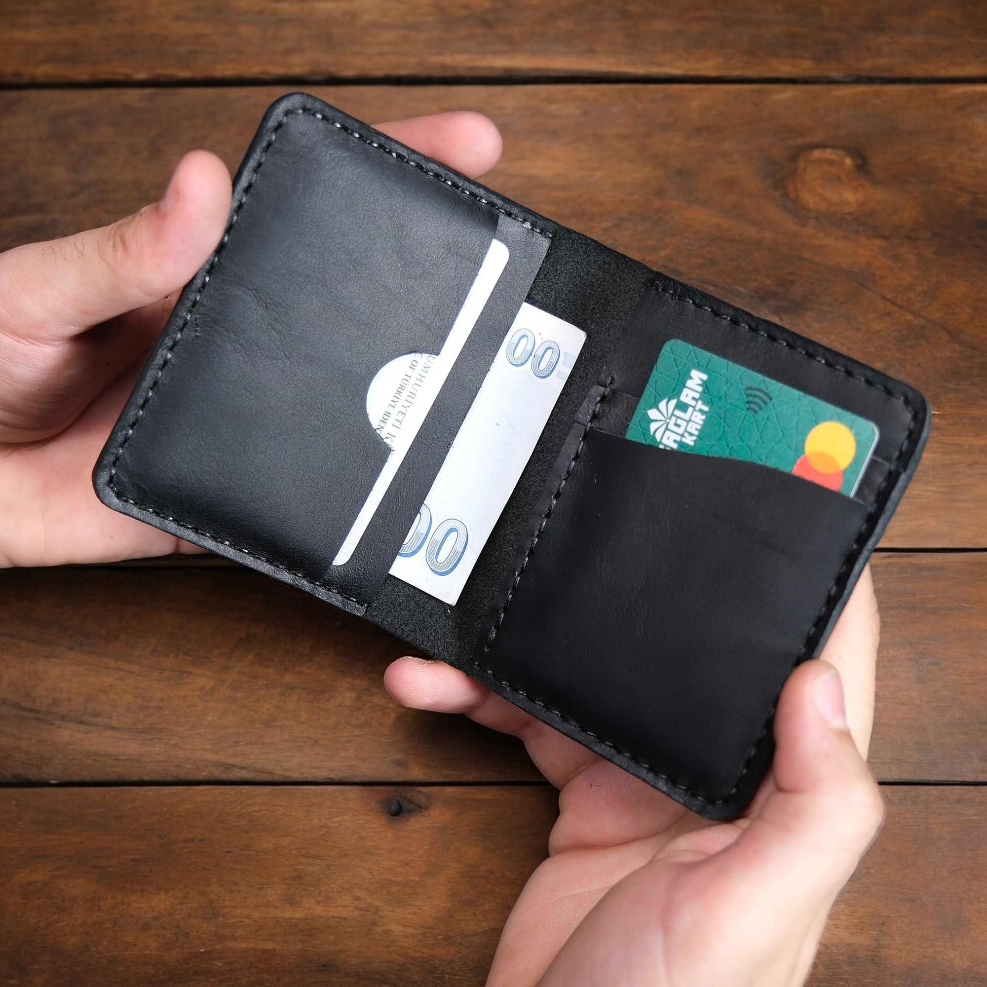 5 Cepli 2 Gözlü Deri Erkek Cüzdan