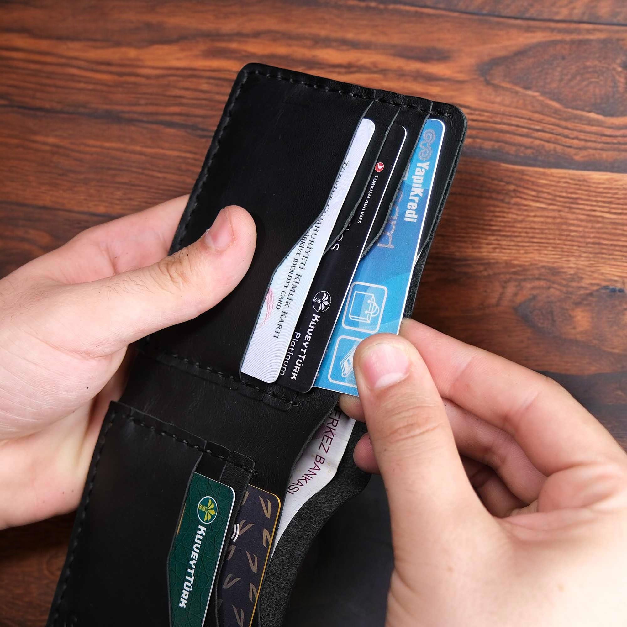 6 Cepli 1 Gözlü Deri Erkek Cüzdan