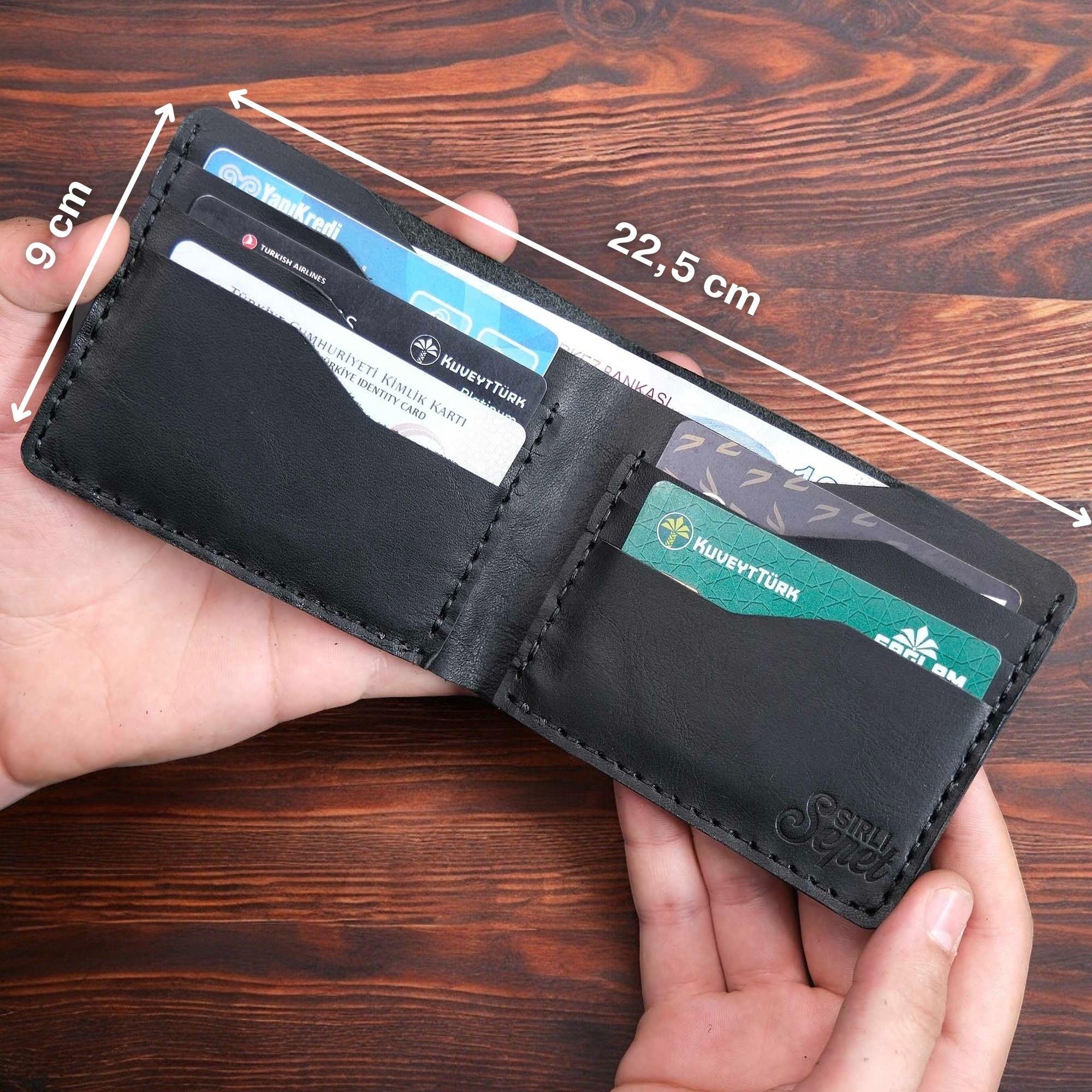 6 Cepli 1 Gözlü Deri Erkek Cüzdan