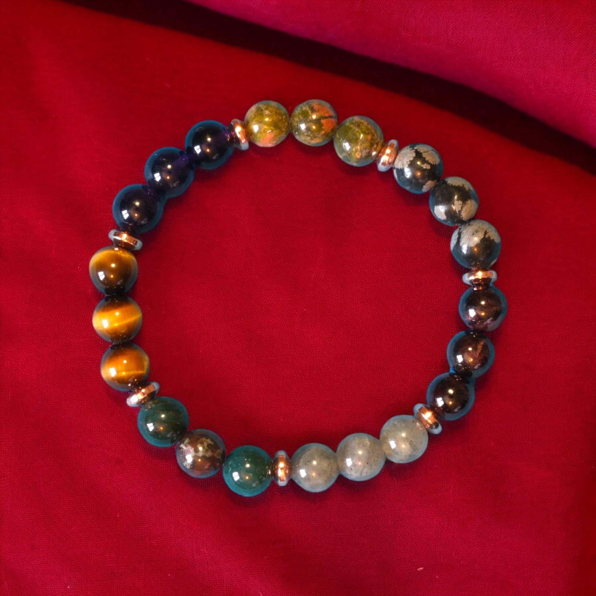 AKREP Burcuna Özel Doğal Taş Bileklik