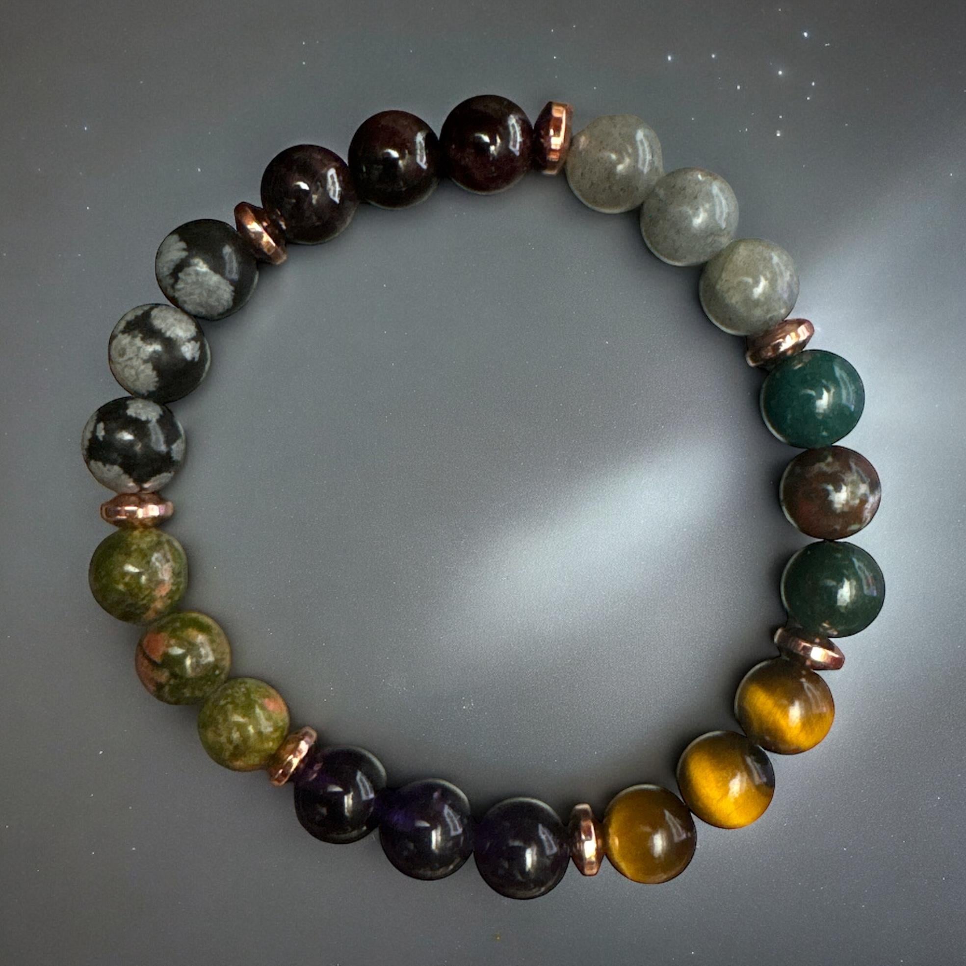 AKREP Burcuna Özel Doğal Taş Bileklik