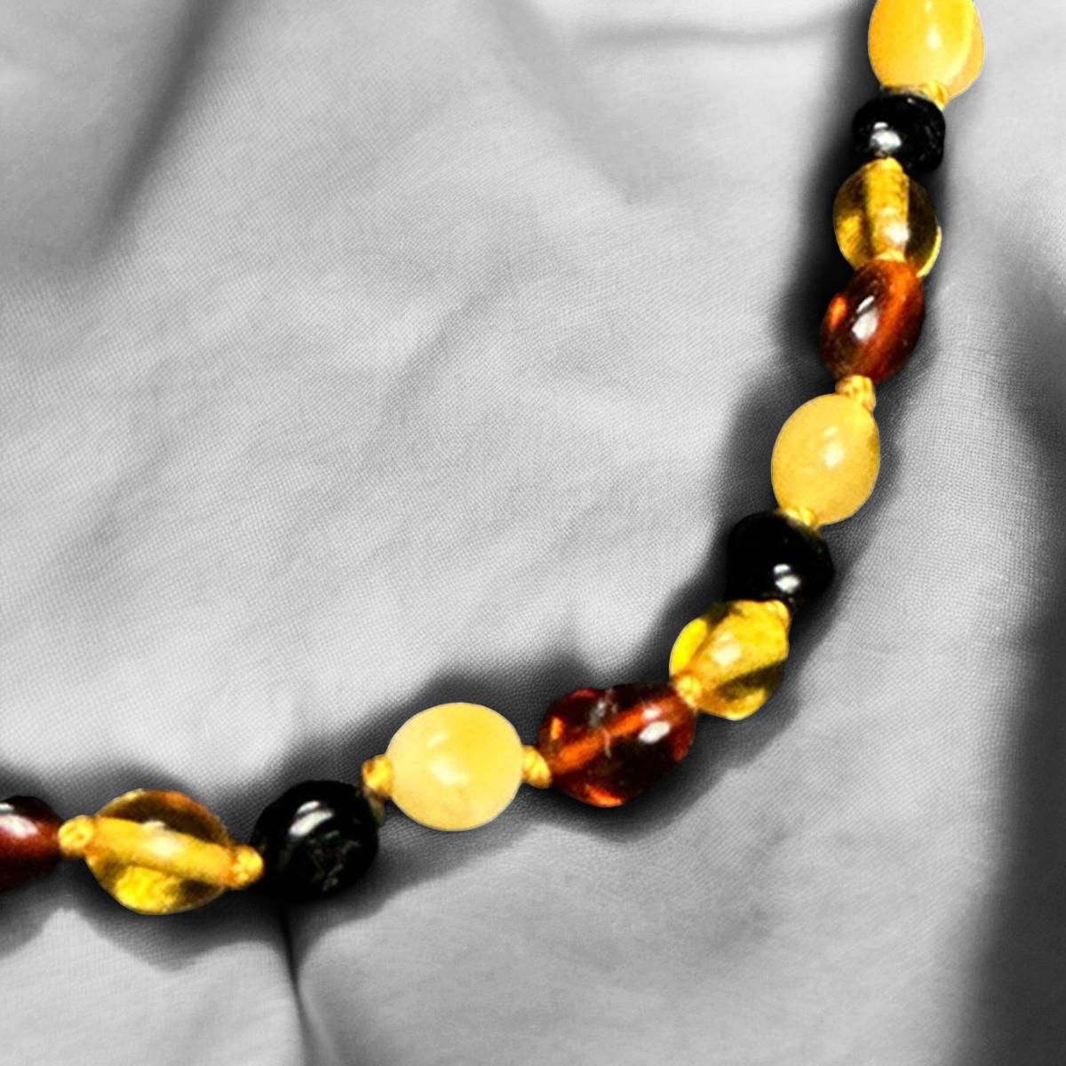 Damla Kehribar Bebek Kolyesi (Asena)