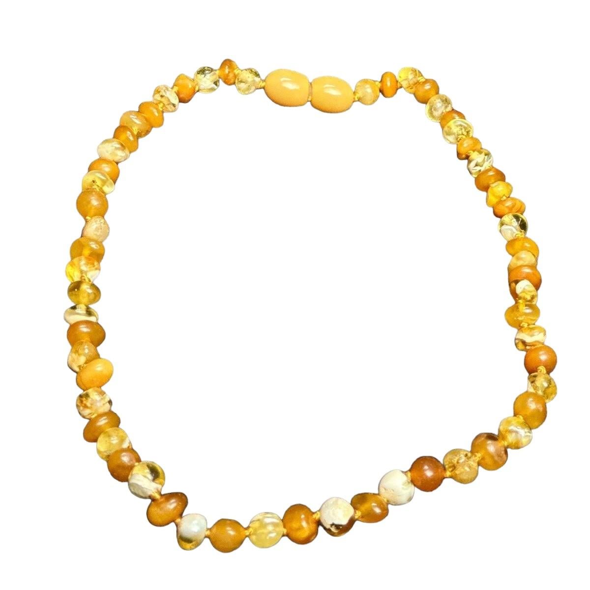 Damla Kehribar Bebek Kolyesi (Balkız)