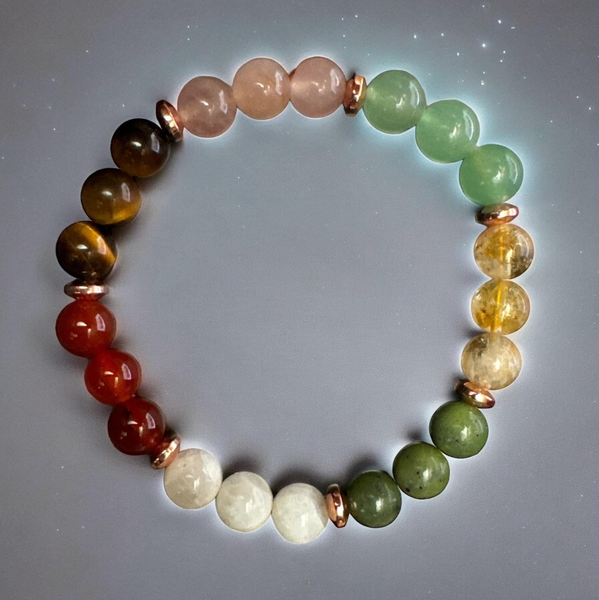 İKİZLER Burcuna Özel Doğal Taş Bileklik