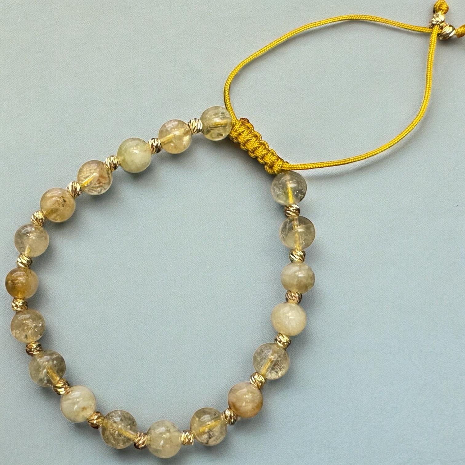 Kadın Sitrin Taşı Bileklik