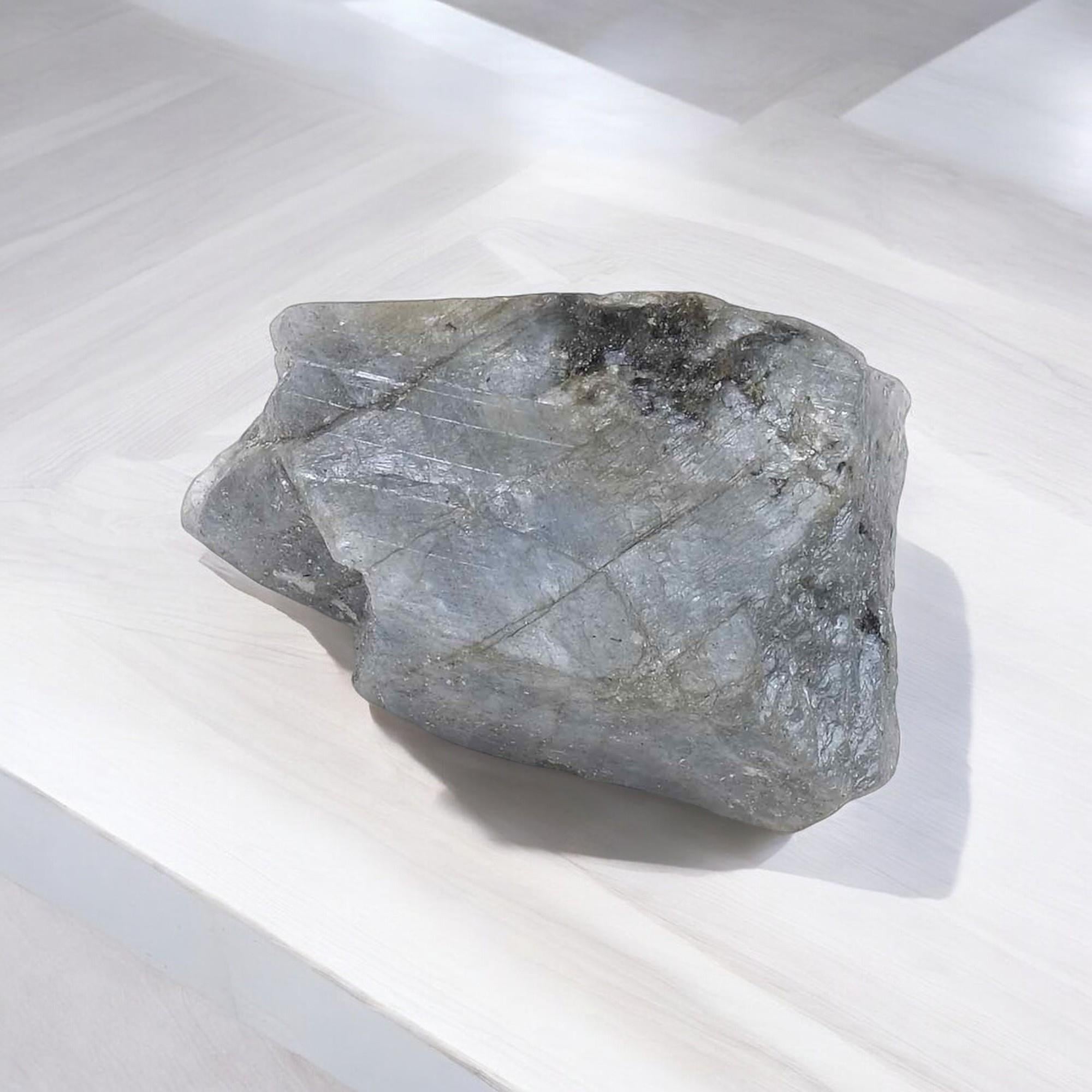 Labradorit Taşı Ham Kaya