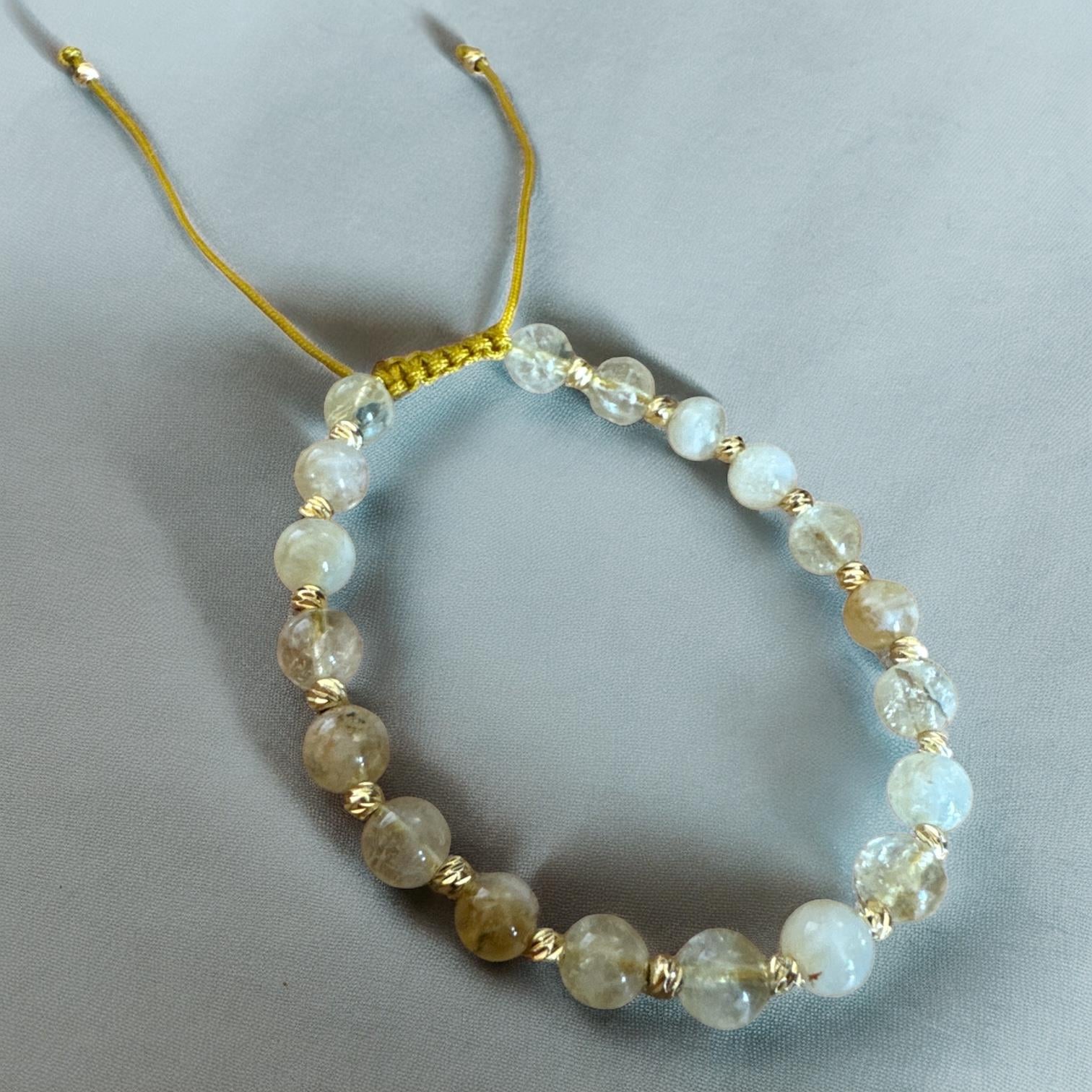 Kadın Sitrin Taşı Bileklik