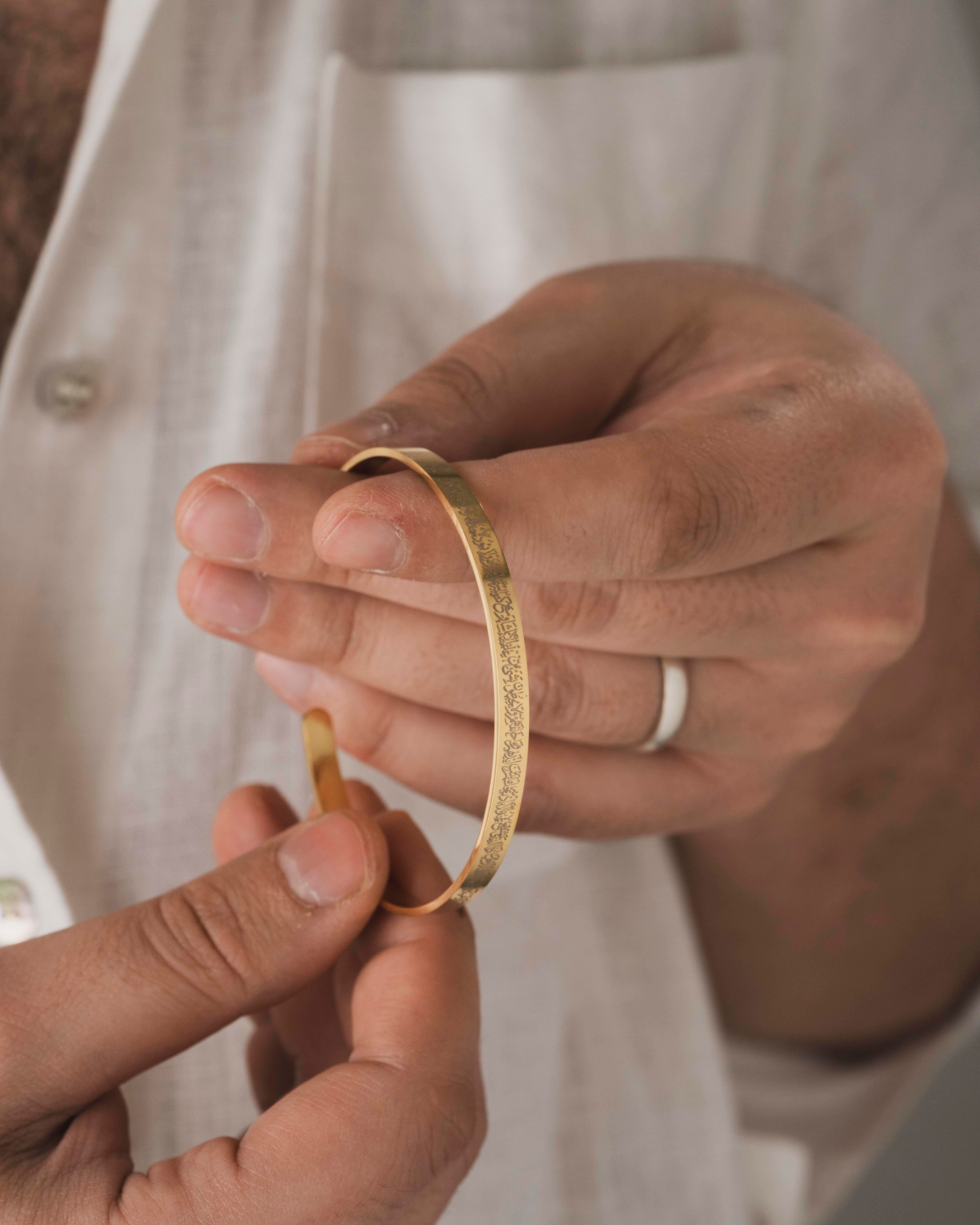 Altın Titanyum Kaplama Çelik Kolye Bilezik Seti