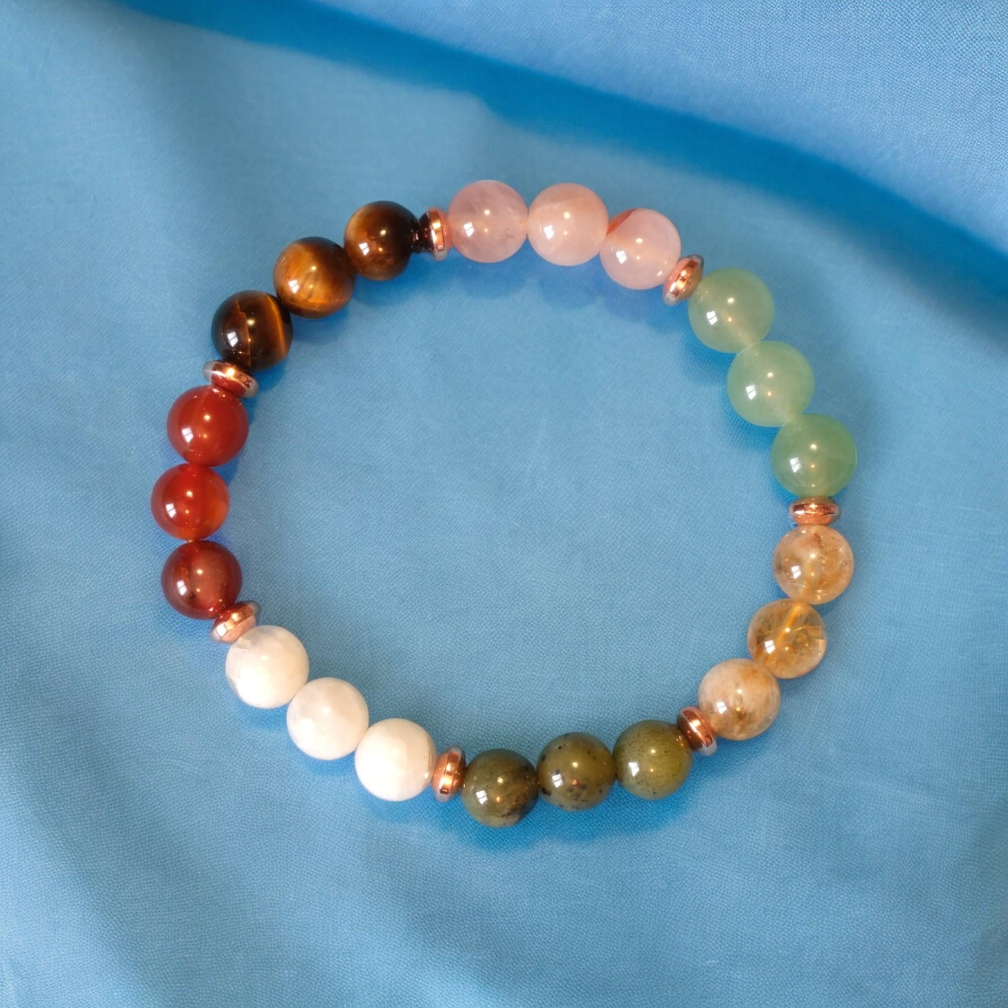 İKİZLER Burcuna Özel Doğal Taş Bileklik