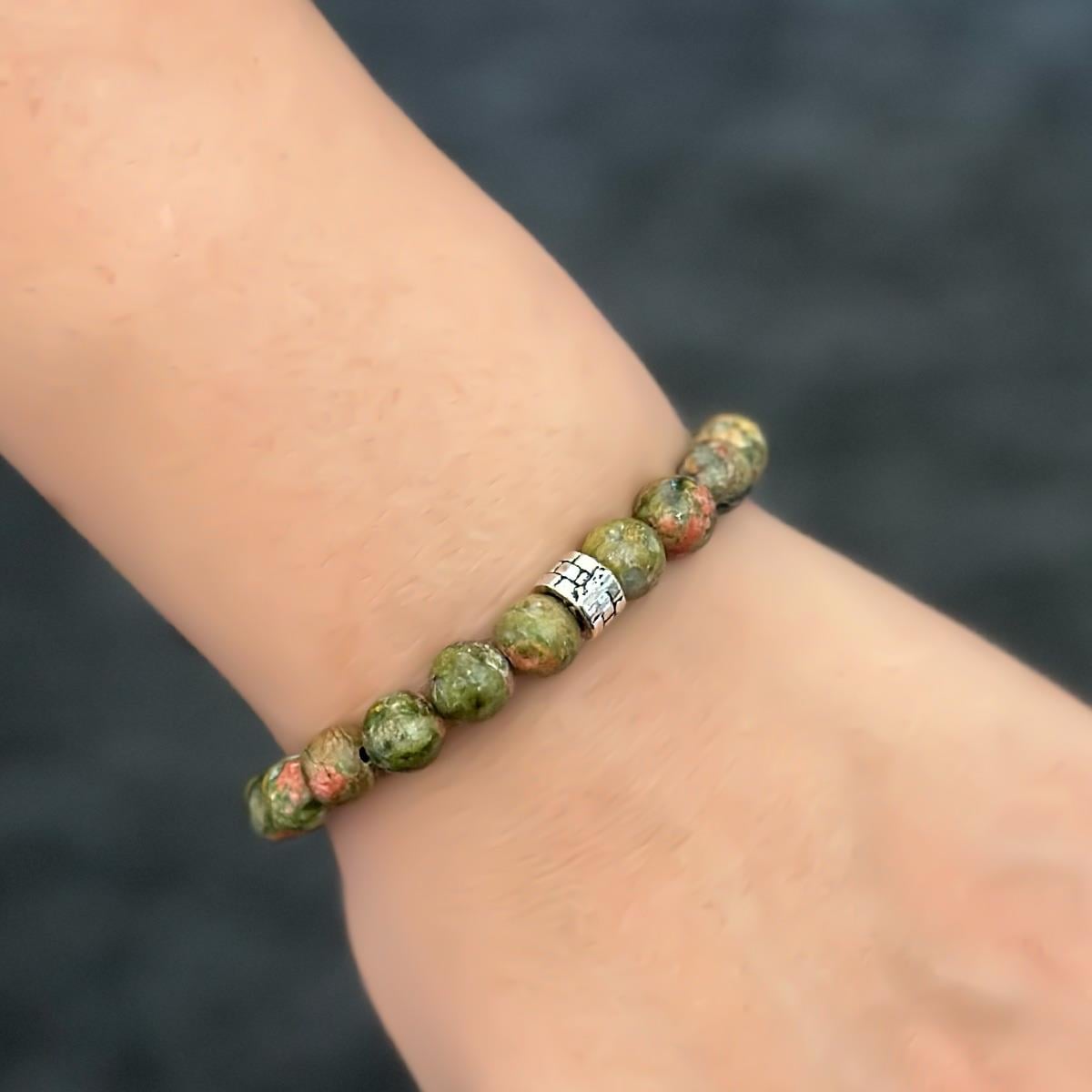 Unakit Taşlı Bileklik