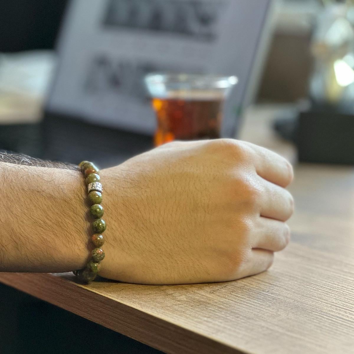 Unakit Taşlı Bileklik