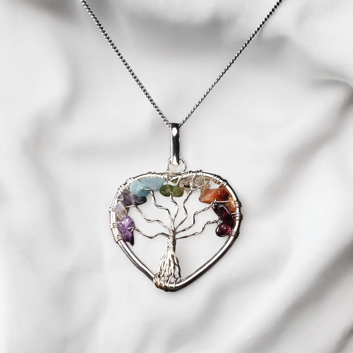 Cez Serisi; 7 Çakra Hayat Ağacı Kolye