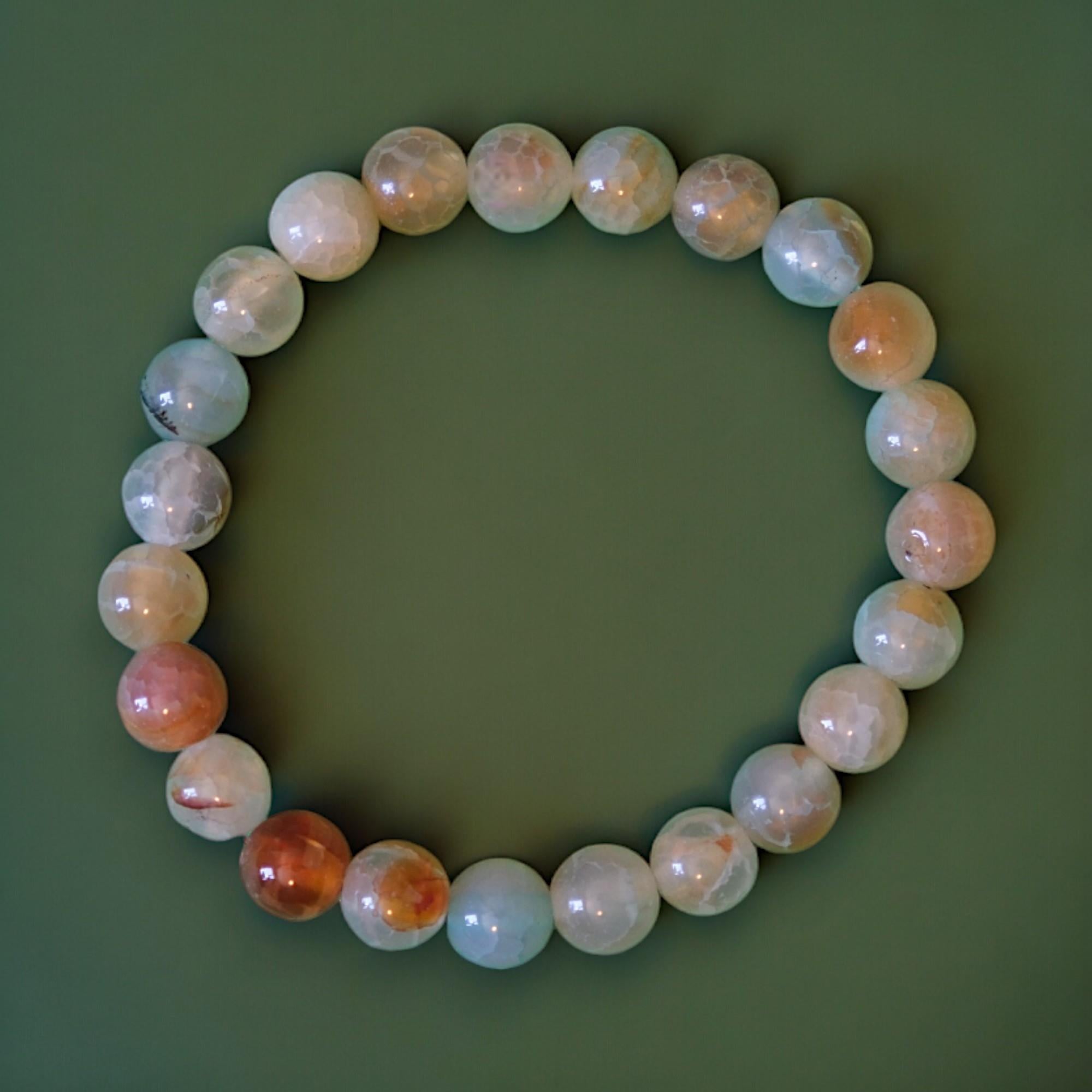 Çocuk Karışık Akik Taşı Bileklik