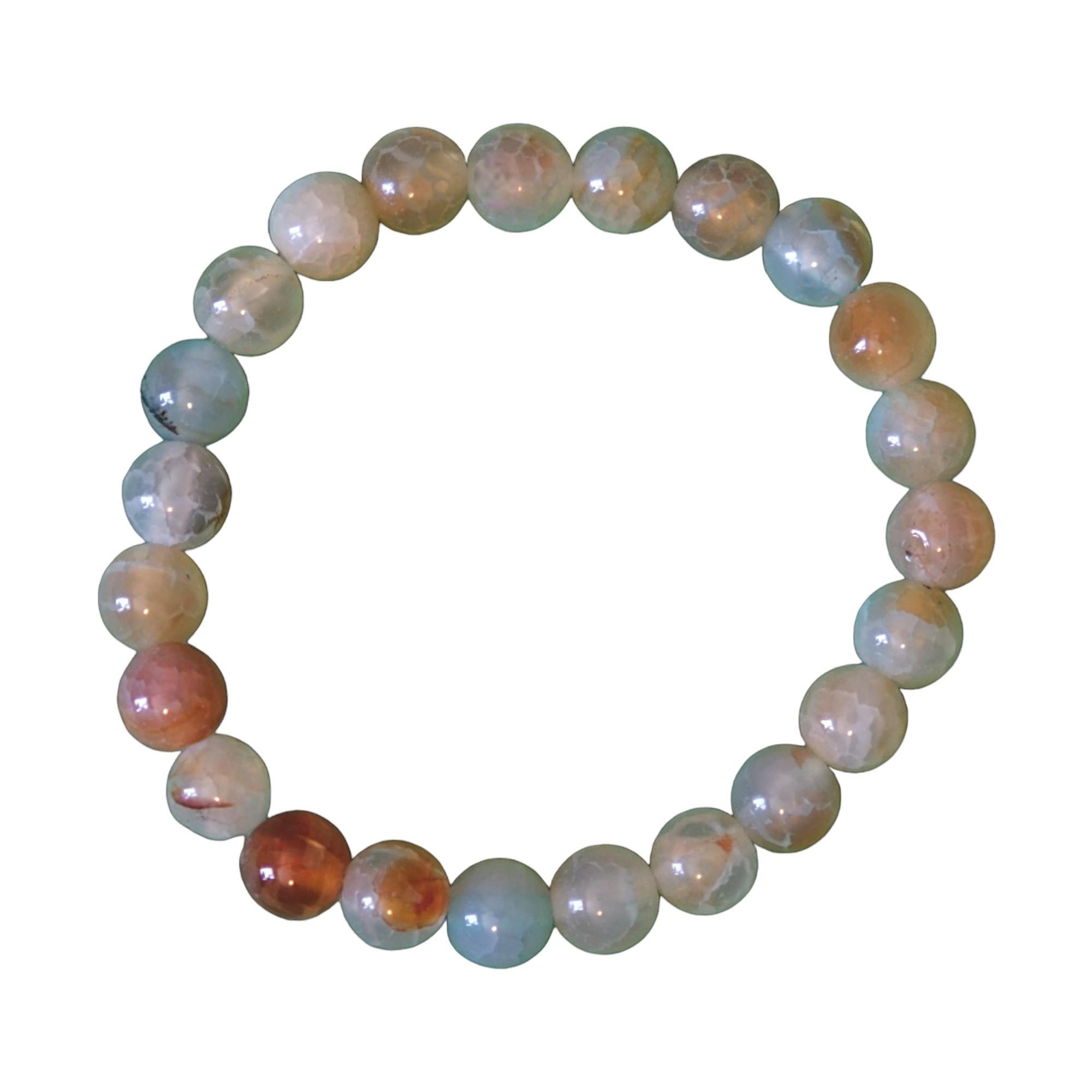 Çocuk Soft Karışık Akik Taşı Bileklik